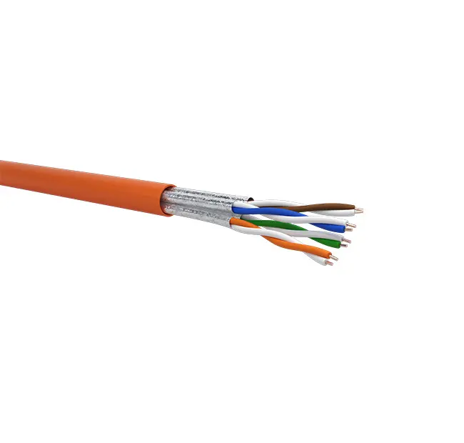 Cable type R6A-UF4H23 U/FTP 4X2X23/1AWG – Cat.6A – LSZH jacket – Euroclass Cca s1a,d1,a1