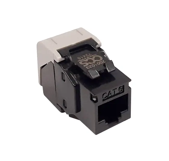 CCS Easy Crimp Compact CAT.6 UTP RJ45 jack – Component – black