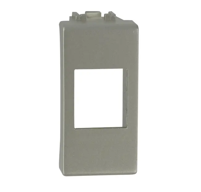 Adpter for CCS RJ45 jacks compatible with BTicino Livinglight Metal Grey