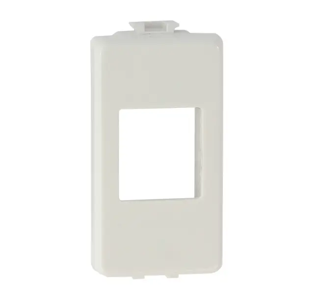 Adpter for CCS RJ45 jacks compatible with BTicino Matix civil series, white