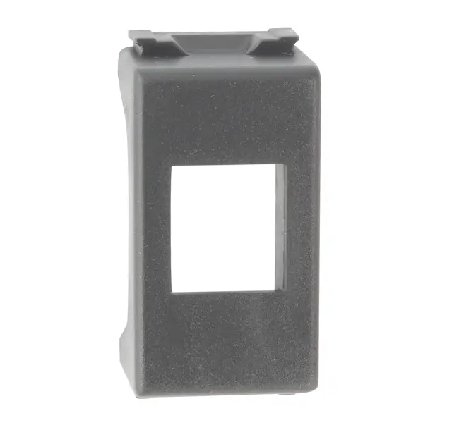 Adpter for CCS RJ45 jacks compatible with Gewiss Playbus civil series, anthracite