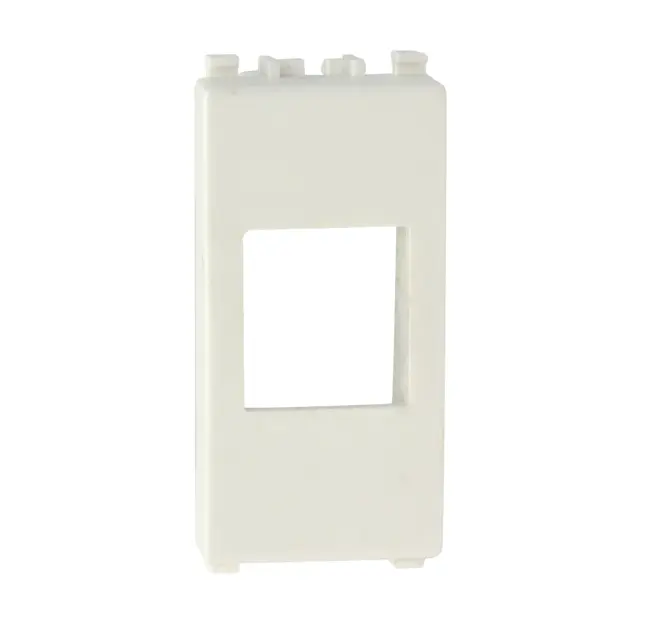 Adpter for CCS RJ45 jacks compatible with Vimar Arkè civil series, white