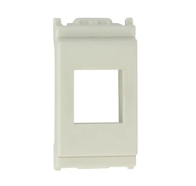 Adpter for CCS RJ45 jacks compatible with Vimar Idea civil series, white