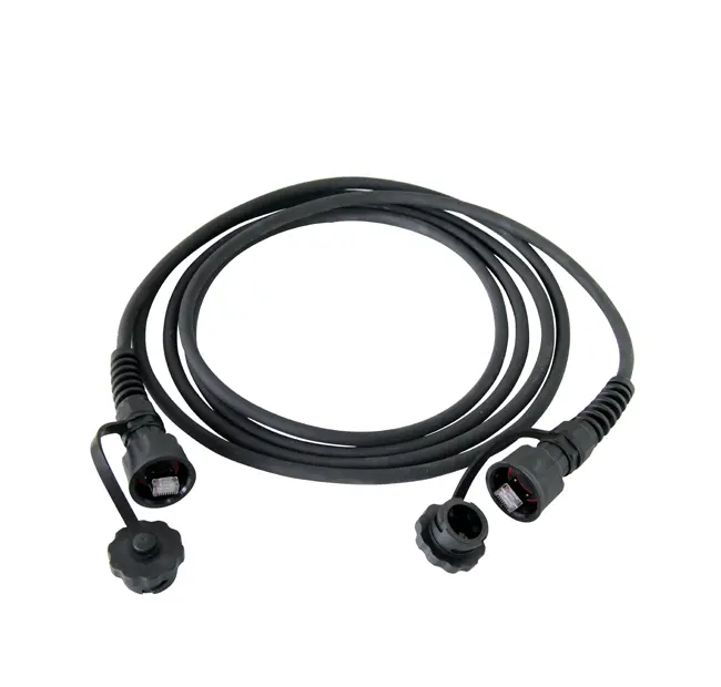 CCS Industrial RJ45-RJ45 patch cord, Cat.6 F/UTP-FLEX – reinforced outer jacket, IP67 degree of protection, 3 mt