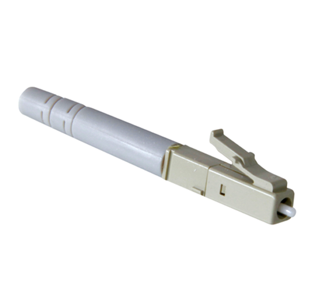 Epoxy glue-on FO LC multimode connector