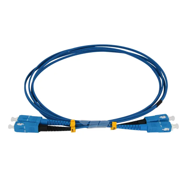 Single-mode 9/125 SC-SC bifiber patch cord – 1 mt