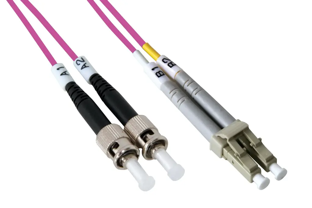 ST-LC 50/125 OM4 Bifiber patch cord – MM – 3mt