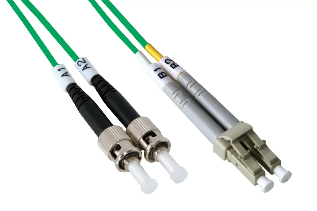 Multimode 50/125 OM2 ST-LC bifiber patch cord – 1 mt