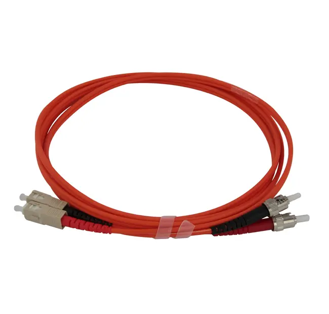 Multimode 62,5/125 OM1 ST-SC bifiber patch cord – 5 mt