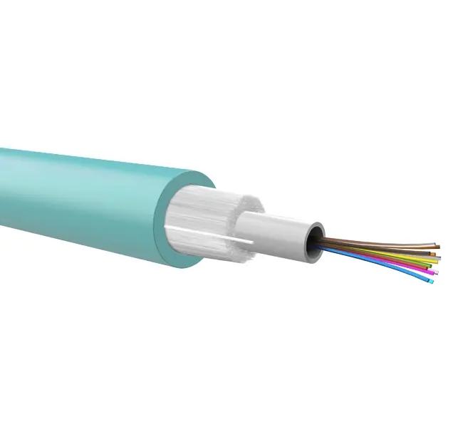 Loose FO cable 4 fibers 50/125 OM3, dielectric armour, LSZH jacket, Euroclass Dca, FOR TERMINATION KIT