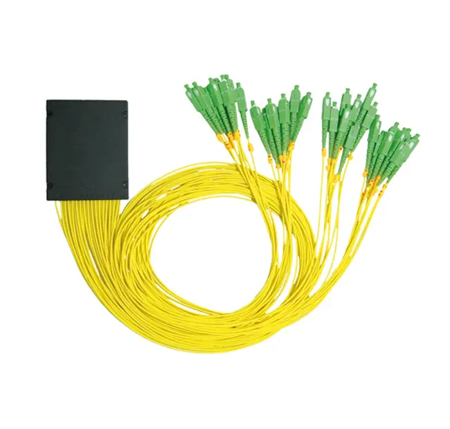 Single-mode optical splitter PLC type, G.657.A1, set 1:8 SC/APC