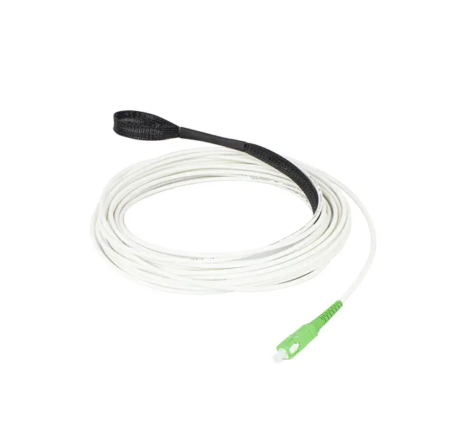 Singlemode G.657.A2 simplex cable preterminated with SC/APC connectors – Euroclass Cca – 20 mt