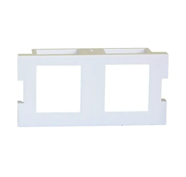 2-port blank module for multimedia box, Keystone standard