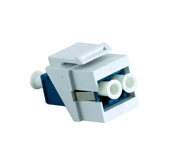 LC-LC Duplex Keystone adapter for single-mode fiber