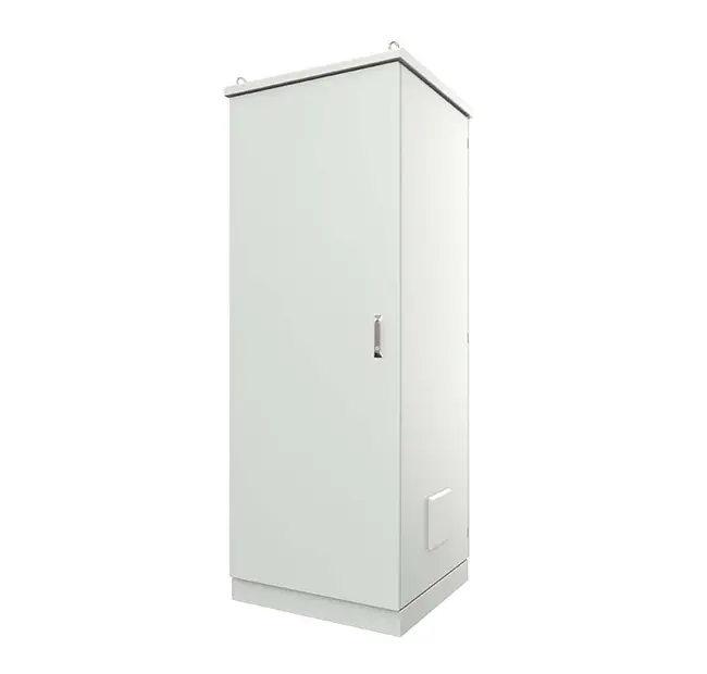 IP Series floor standing cabinets, blind door, H1200xW600xD600 24U, IP55, grey RAL 7035