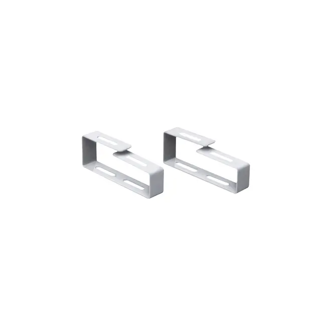 Cable management ring, grey RAL 7035