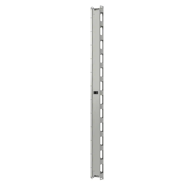 Pair of cable management panels 42U for TECH cabinets grey RAL 7035
