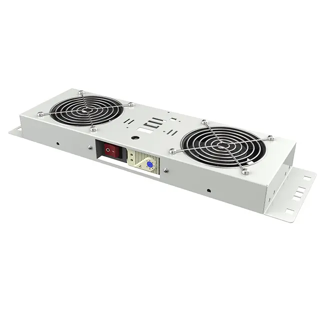 Ventilation unit with 2 fans and thermostat for wall IP55 cabinets