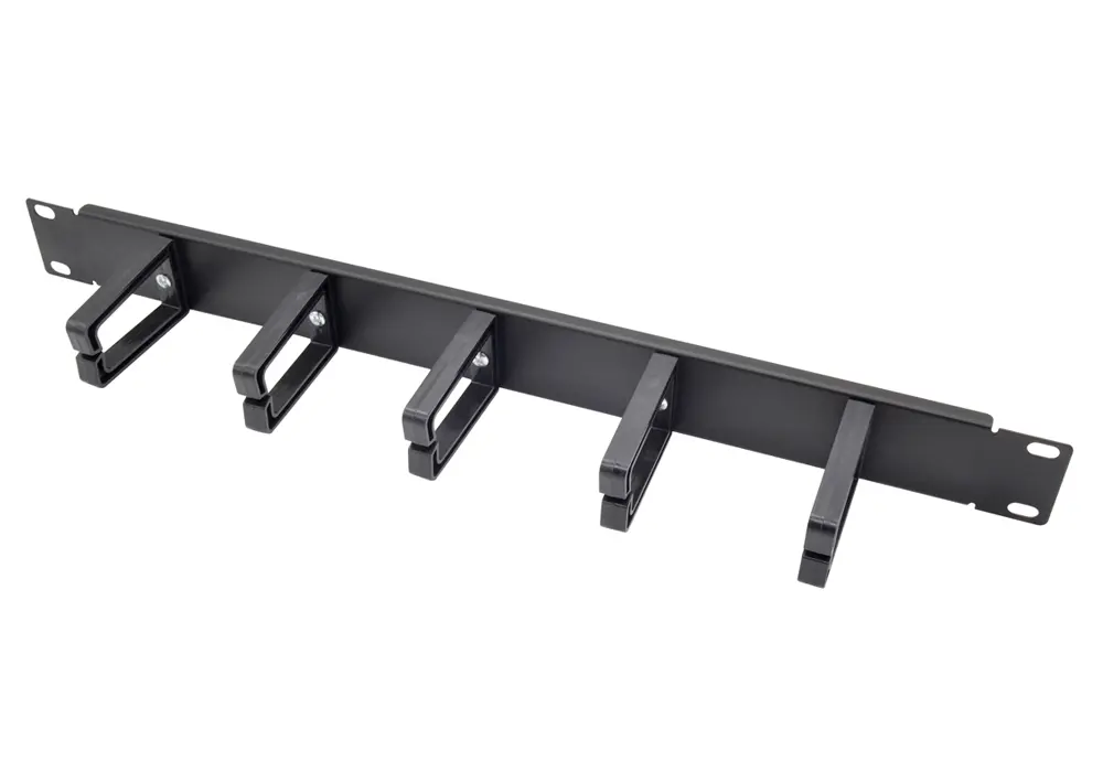 1U CABLE MANAGER 5 HOOKS PLASTIC 80MM - FCM02