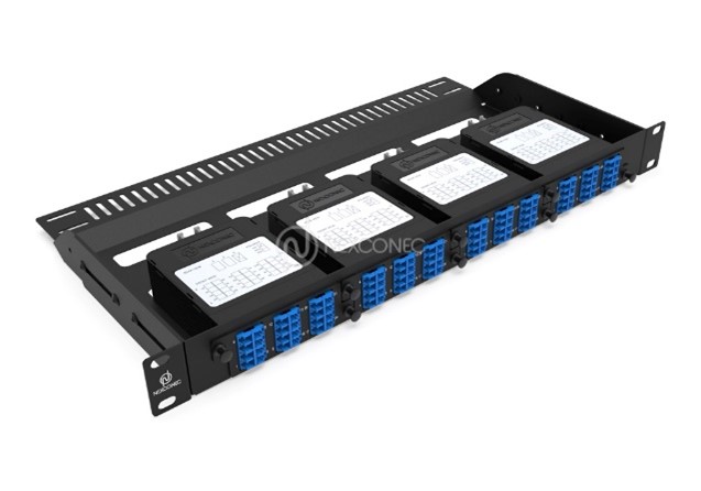 1U 4 SLOTS HD MODULAR FIXED FRAME - MP4PP01 