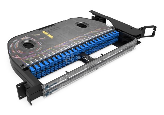 1U 96FO MPO-LC PIVOT PATCH PANEL - PIV01R96M01 