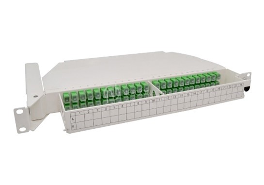 1U FIBER OPTICAL ROTARY PATCH PANEL - SW01-48SCA-xx 