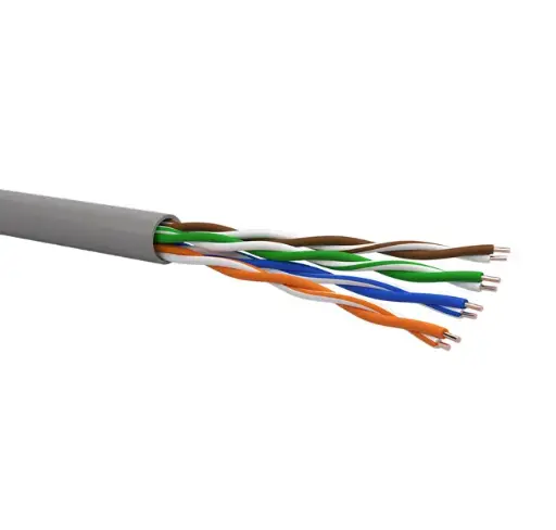 Cable type CPR 6707 – U/UTP 4x2xAWG24/1 – Cat.5E – LSZH jacket – Euroclass Eca