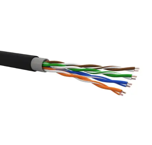 Cable type CPR 6709 – U/UTP 4x2xAWG24/1 Cat.5E – PVC/PE double jacket - Euroclass Fca