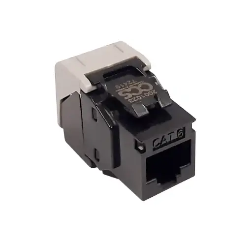 CCS Easy Crimp Compact CAT.6 UTP RJ45 jack – Component – black