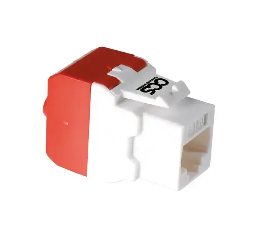 CAT 6A Channel 10G.EXE CCS Easy Crimp UTP RJ45 jack-white