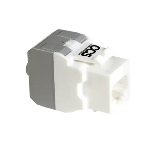 ​CAT.5E CCS Easy Crimp UTP RJ45 jack – white