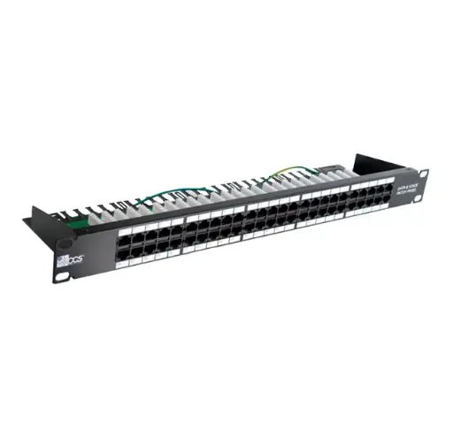 IDC voice patch panel – 50 RJ45 ports