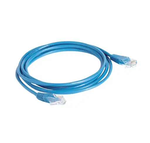 2-pair telephone patch cord, RJ45-RJ45, cable type UTP, length 2 mt