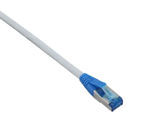 CCS LSZH CAT.6A shielded S/FTP RJ45-RJ45 patch cord – T568B – white color – 1 mt
