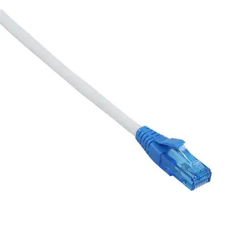 CCS U/UTP RJ45-RJ45 patch cord CAT.6A – FLEX – LSZH – white – 0,5 mt