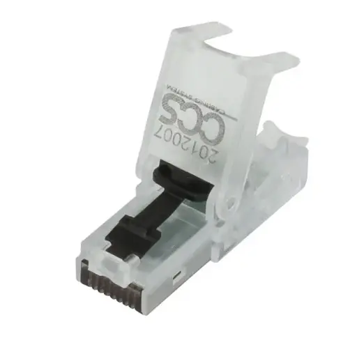 Cat.6 UTP EASY CRIMP field plug for cables with solid and flexible conductors