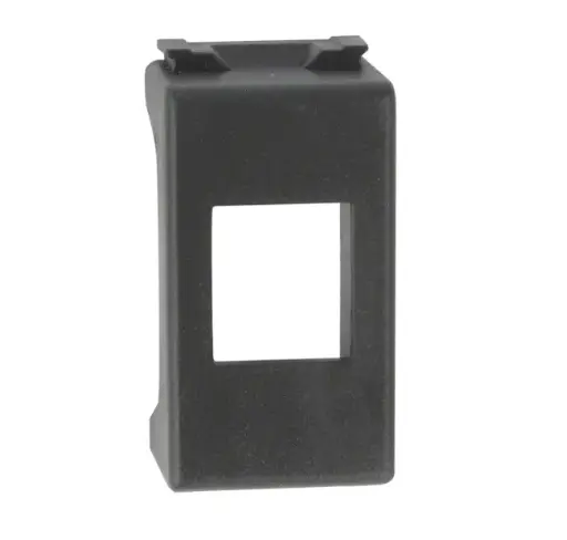 Adpter for CCS RJ45 jacks compatible with ABB Elos civil series, white