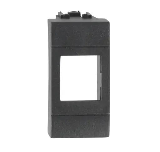 Adpter for CCS RJ45 jacks compatible with BTicino Livinglight Anthracite