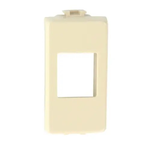 Adpter for CCS RJ45 jacks compatible with BTicino Magic TT civil series, Ivory