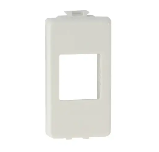 Adpter for CCS RJ45 jacks compatible with BTicino Matix civil series, white