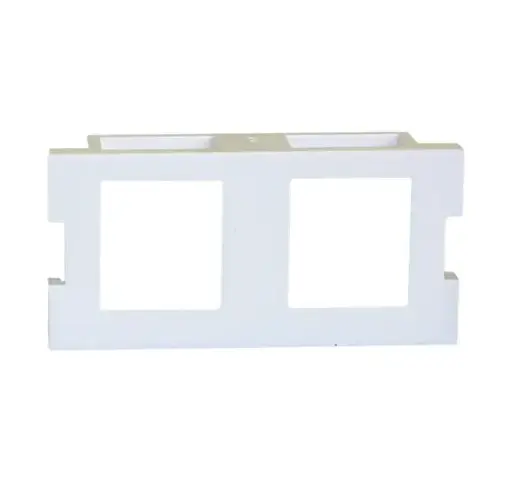 2-port blank module for multimedia box, Keystone standard