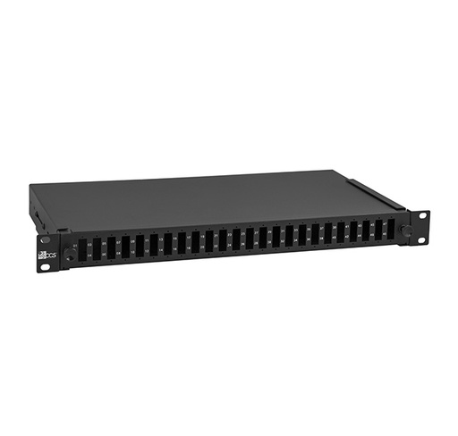 24-blank port 19” pullout fiber optic patch panel for SC-SC duplex adapters