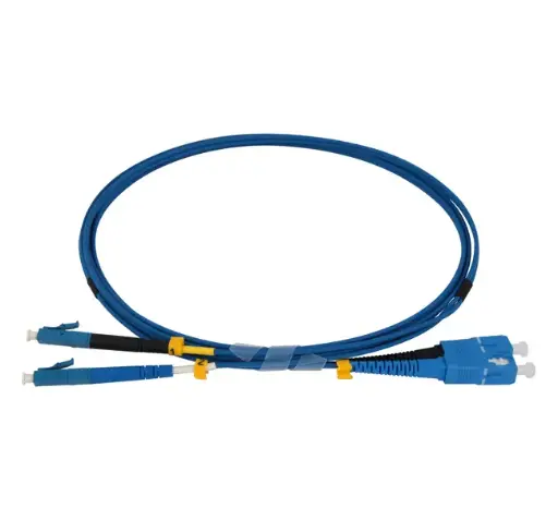 Single-mode 9/125 SC-LC bifiber patch cord – 5 mt