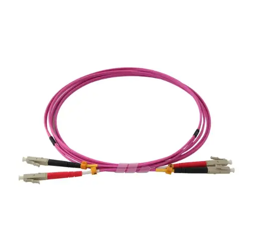 LC-LC 50/125 OM4 Bifiber patch cord – MM – 2mt