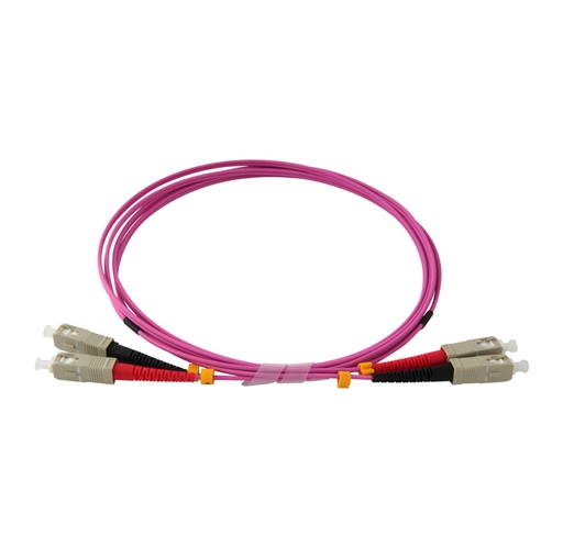 SC-SC 50/125 OM4 Bifiber patch cord – MM – 3mt