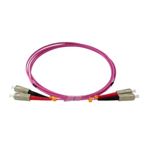 SC-SC 50/125 OM4 Bifiber patch cord – MM – 5mt