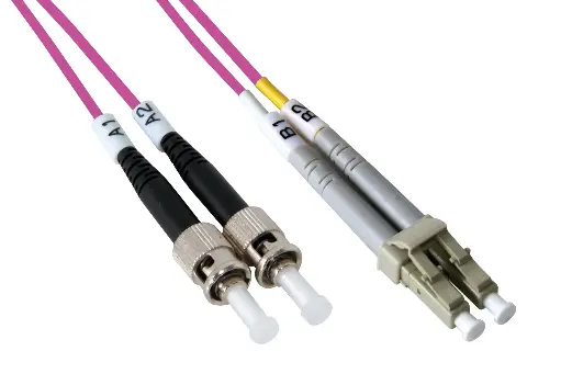 ST-LC 50/125 OM4 Bifiber patch cord – MM – 3mt
