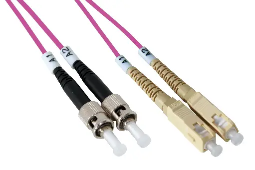 ST-SC 50/125 OM4 Bifiber patch cord – MM – 3mt