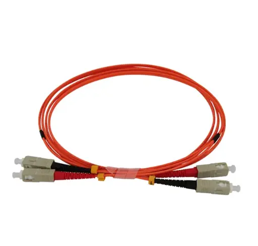 Multimode 62,5/125 OM1 SC-SC bifiber patch cord – 2 mt
