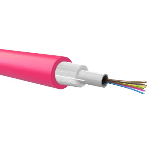 Optical loose, dielectric armour, 6 fibers 50/125 OM4, LSZH jacket Euroclass B2ca s1a,d0,a1, FOR TERMINATION KIT